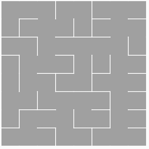 maze with walls
